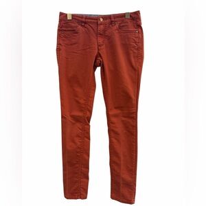 Toad&CO Rust Orange Skinny Jeans size 6